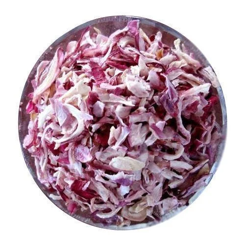 dehydrated pink onion flakes