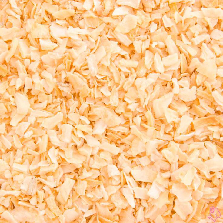 dehydrated white onion chopped
