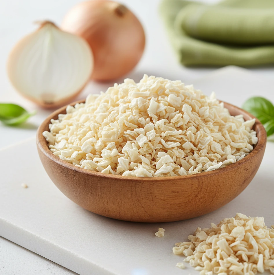 dehydrated white onion chopped